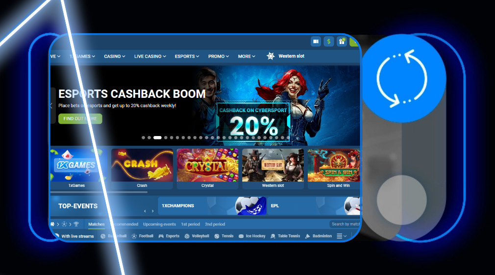 1xBet Mobile Website